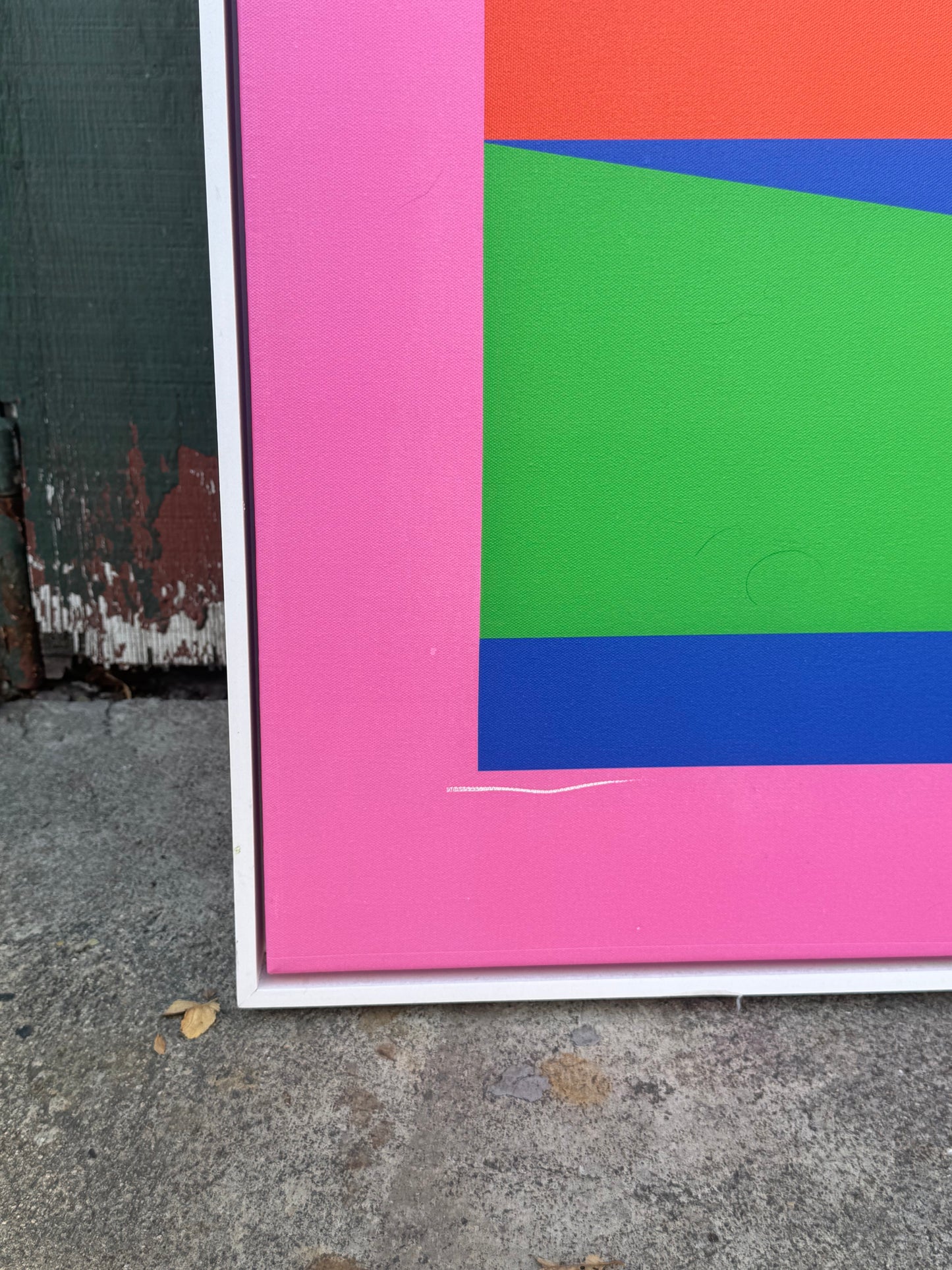 Abstract Modernist Floating Canvas Print