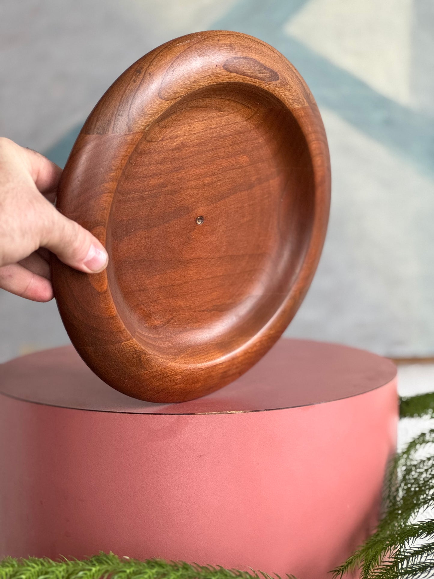 Turned Walnut Tray