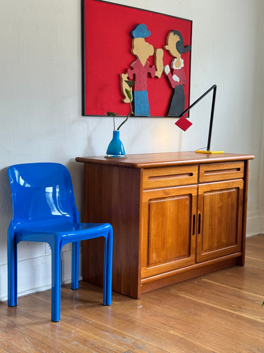 1970s Solid Teak Sideboard by Dyrlund