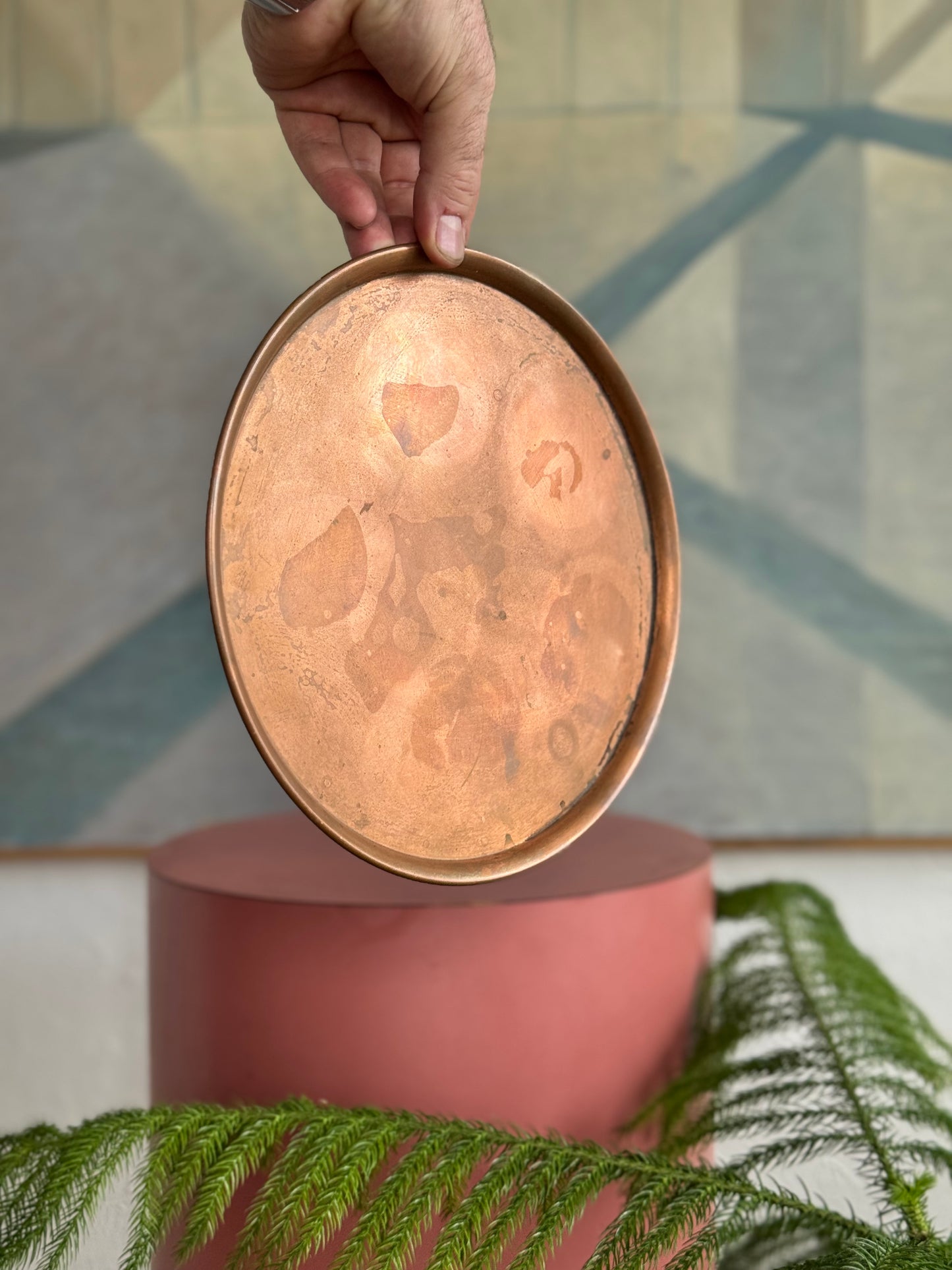 Solid Copper Dish