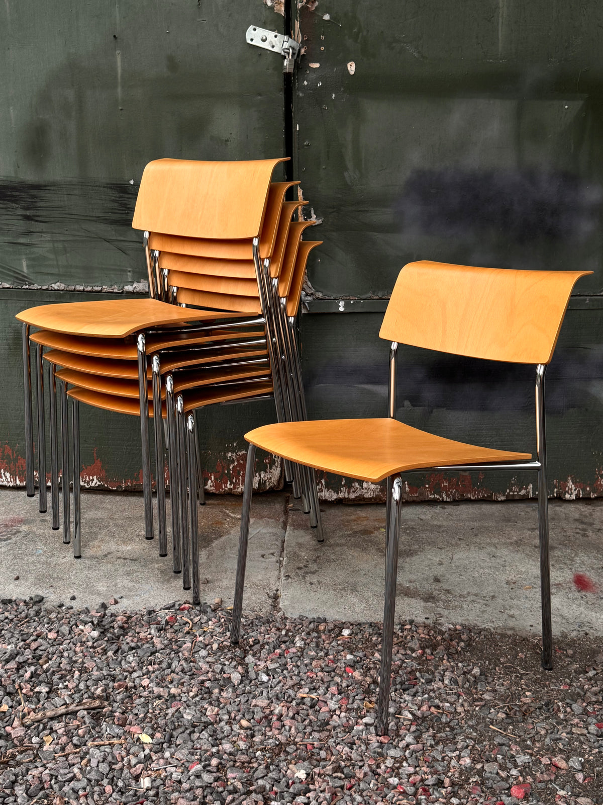 Model LP8 Bentwood Dining Chairs