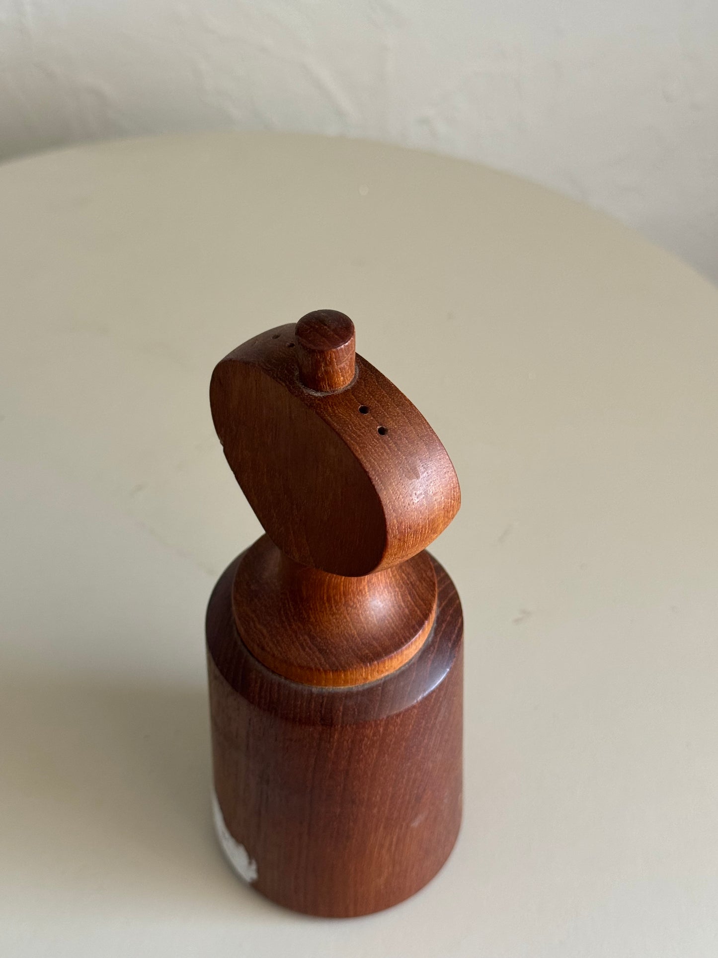 Vintage Denmark Jens H Quistgaard Teak Wood Salt Shaker & Pepper Mill Grinder