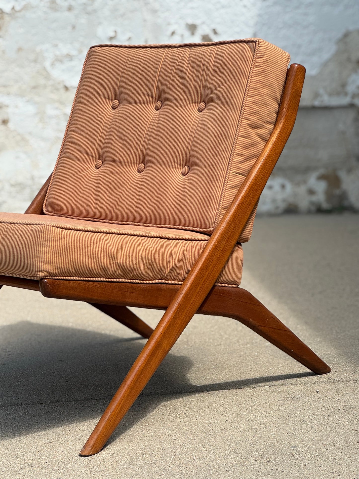 ‘Scissor’ Lounge Chair by Folke Ohlsson for Dux Sweden