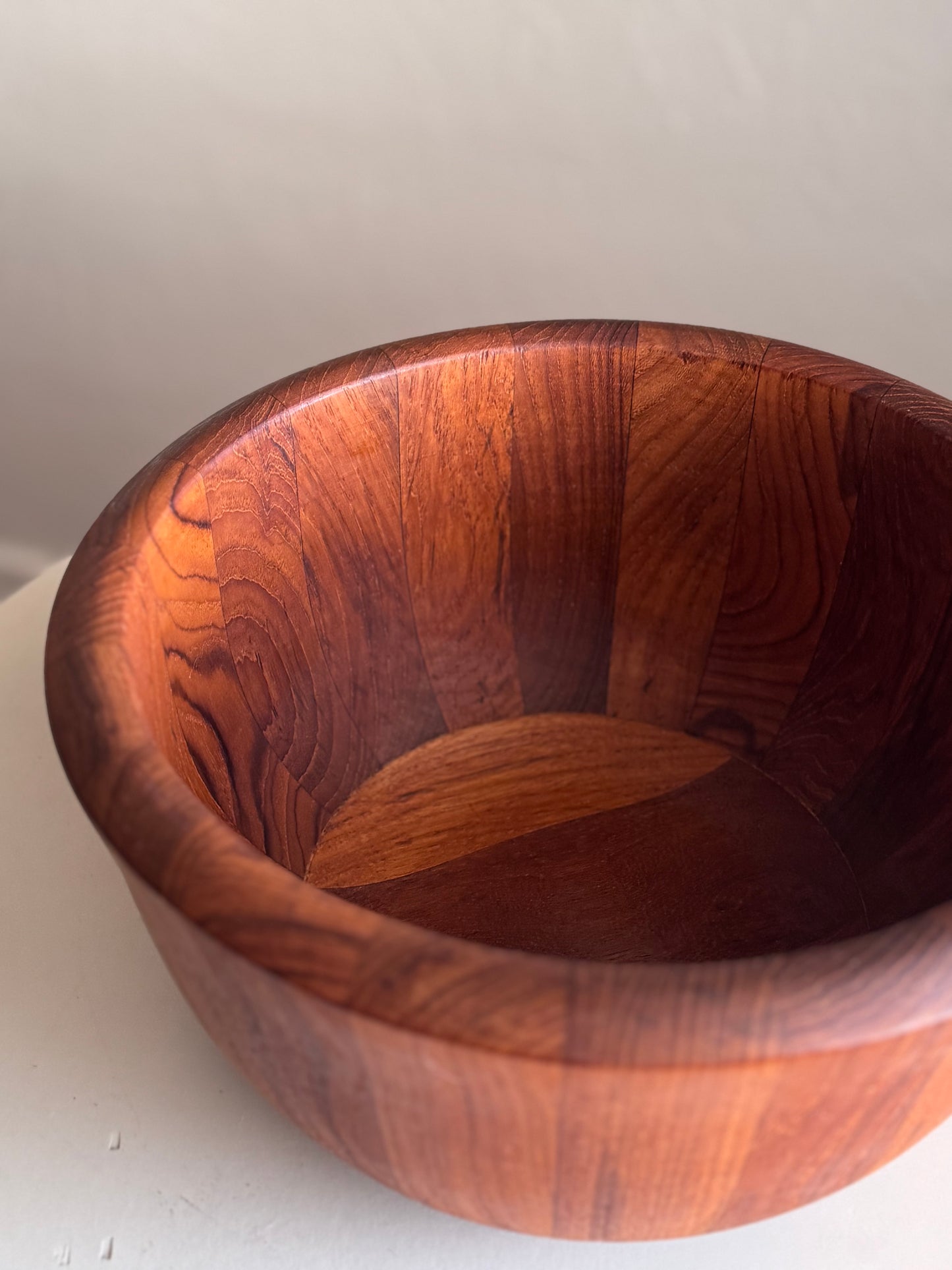 DANSK Solid Teak Salad Bowl