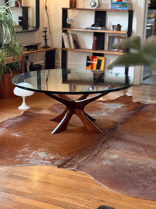 Model T118 Rosewood Coffee Table by Illum Wikkelso for Niels Eilersen