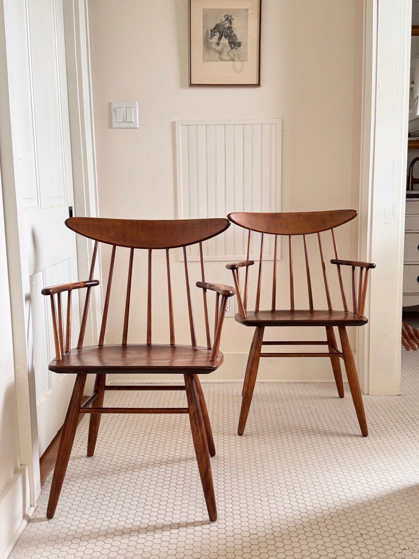 Dowel Chairs by Russel Wright