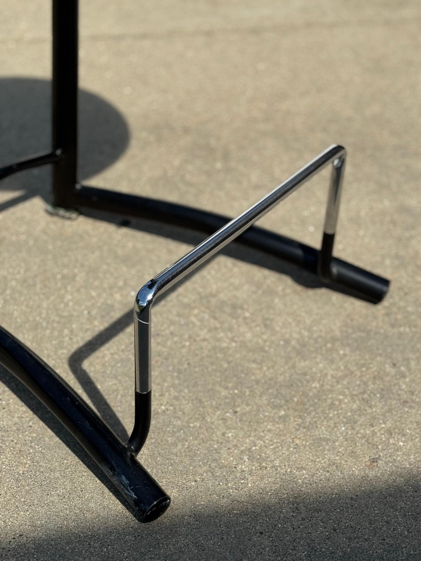1980s Post Modern Leather Stool Set