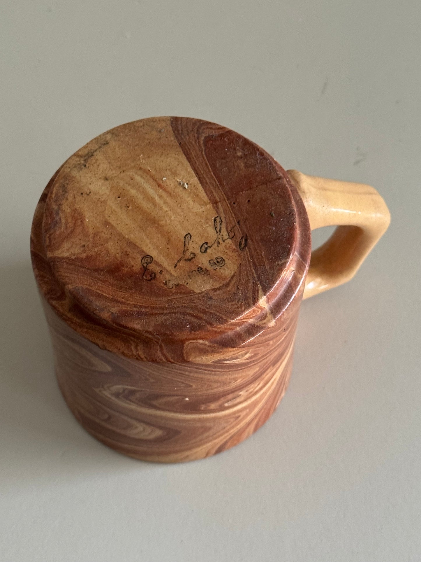 Vintage Handcrafted Emil Cahoy Pottery Mug
