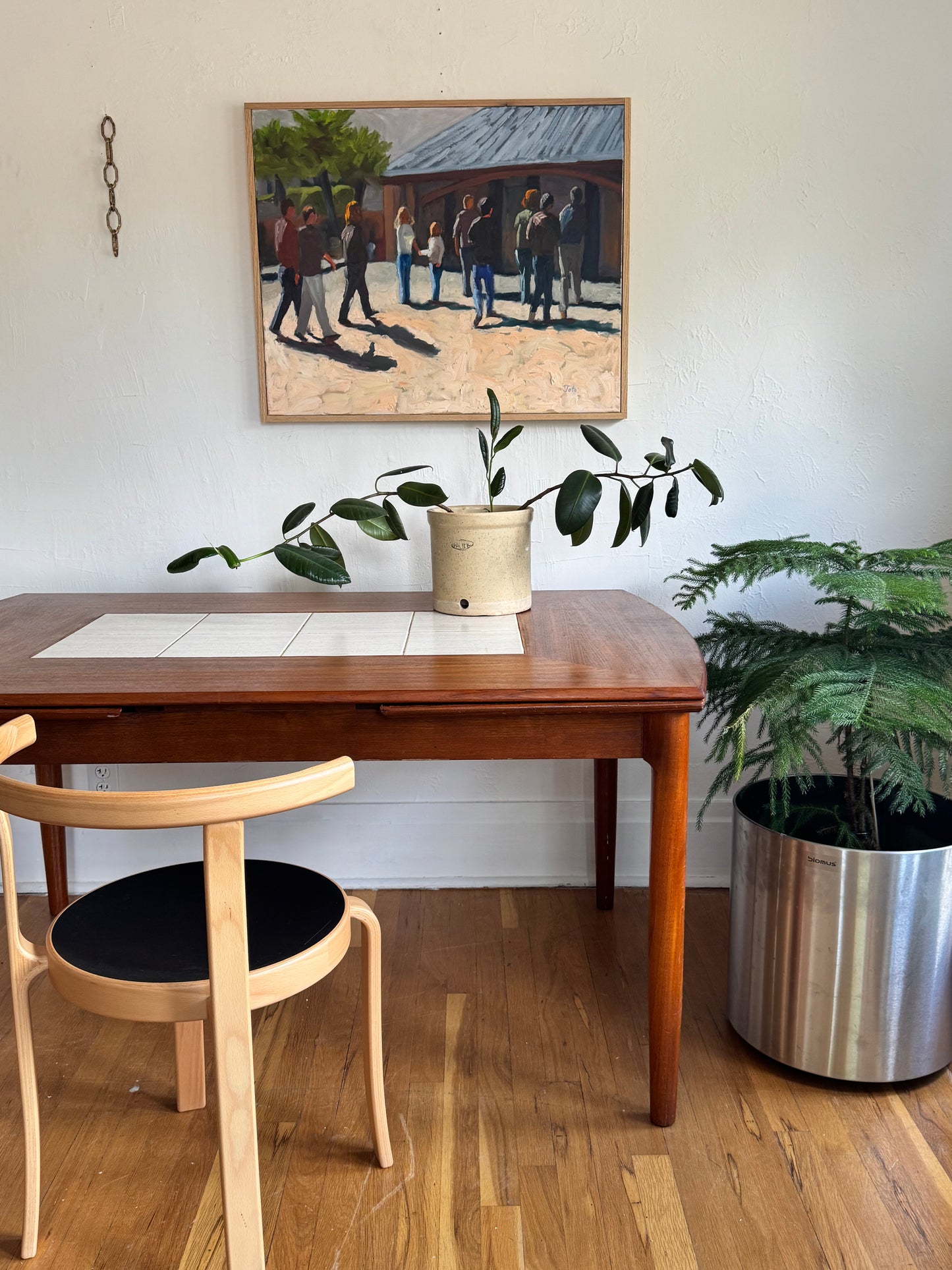 Danish Teak Drop-Leaf Dinining Table by Holst Joregensens