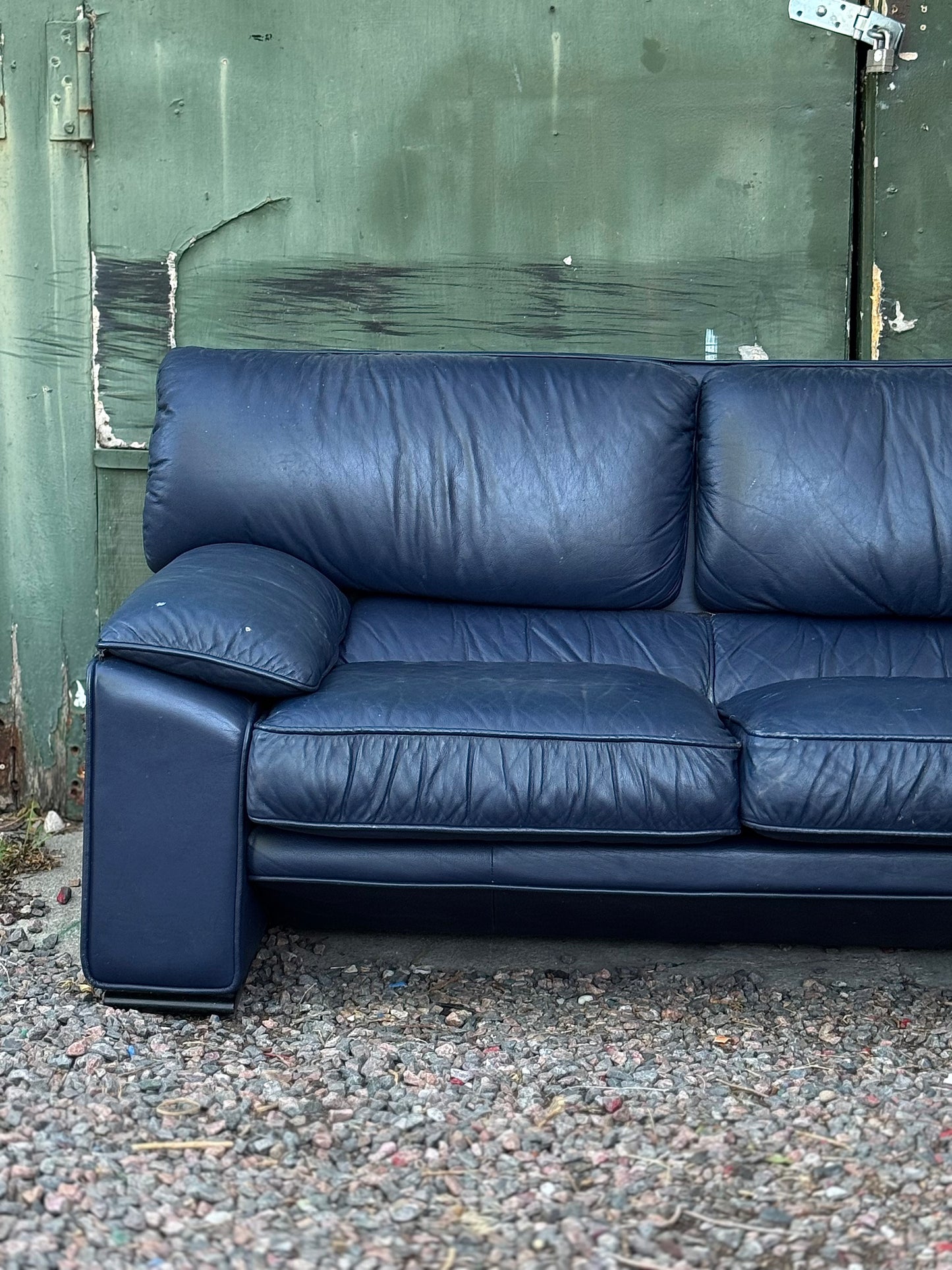 Post Modern Leather Sofa