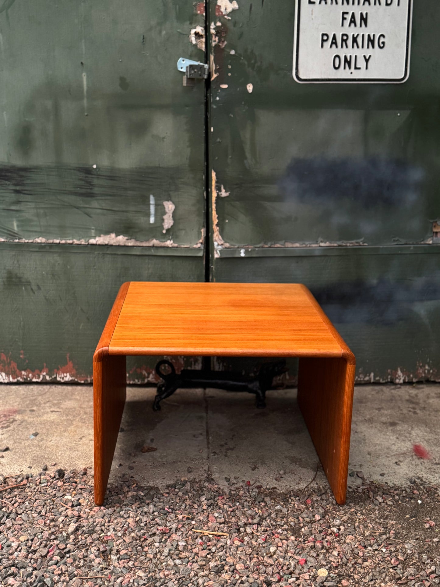 Vintage Danish Teak Waterfall Coffee Table Set
