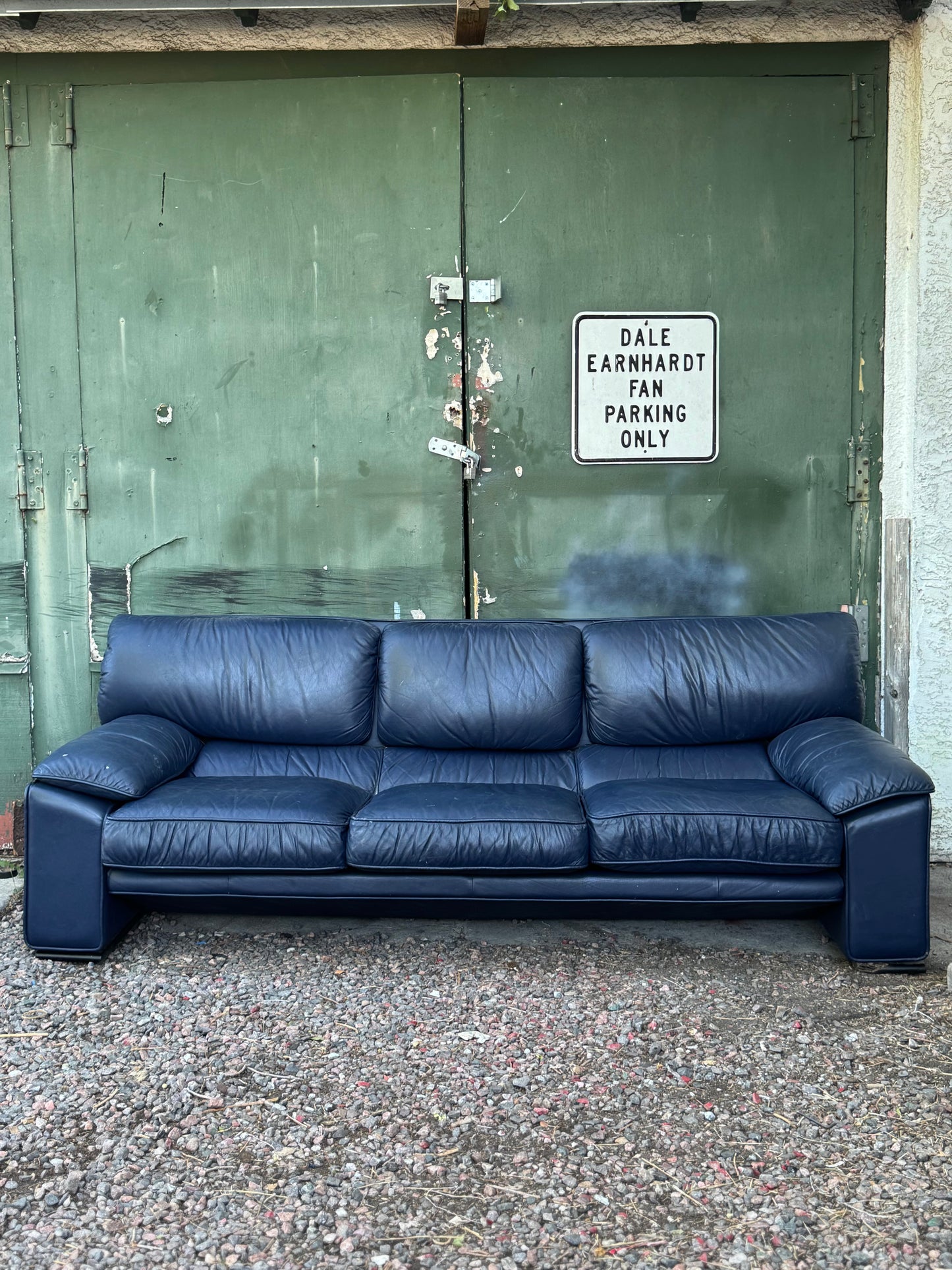 Post Modern Leather Sofa
