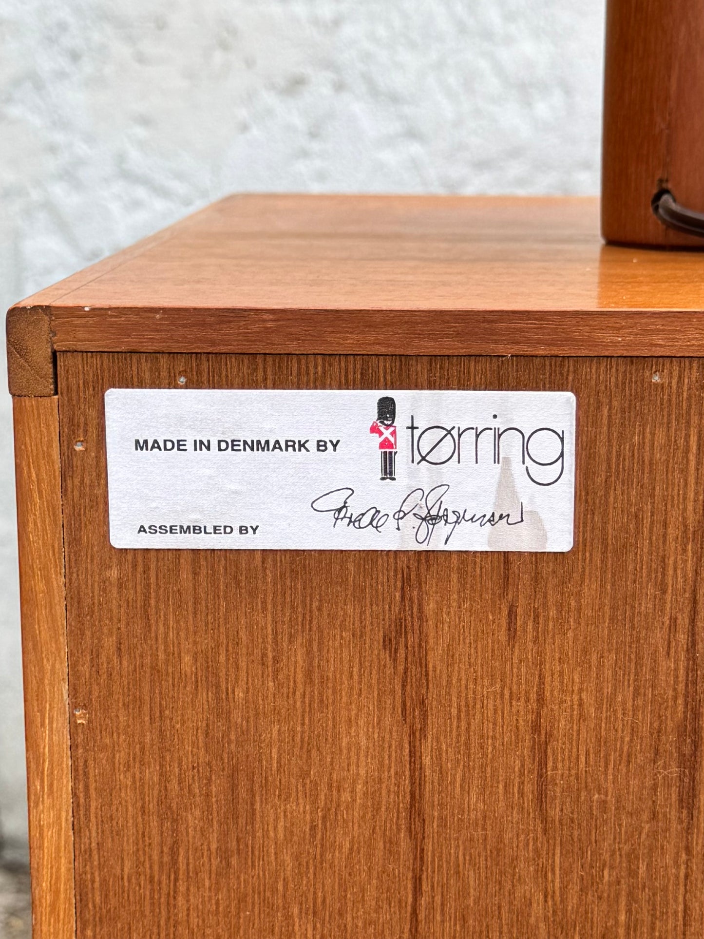 1970s Solid Teak Mirror by Nils Jonsson for Tørring Möbelfabrik Denmark