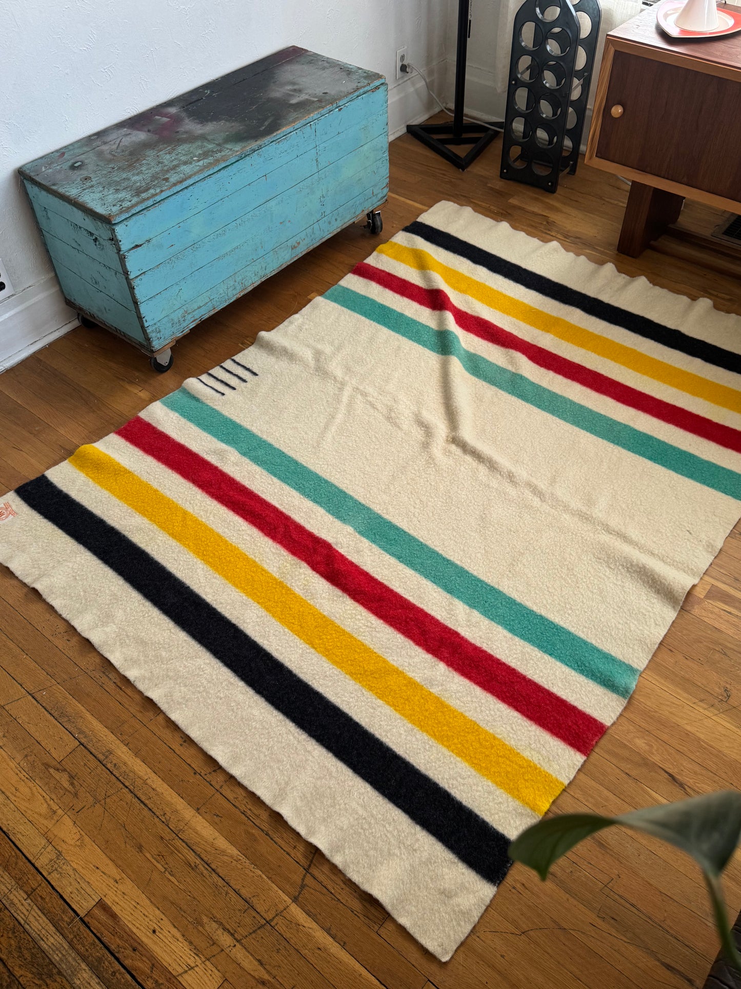 1950s Hudson Bay 4-point Blanket