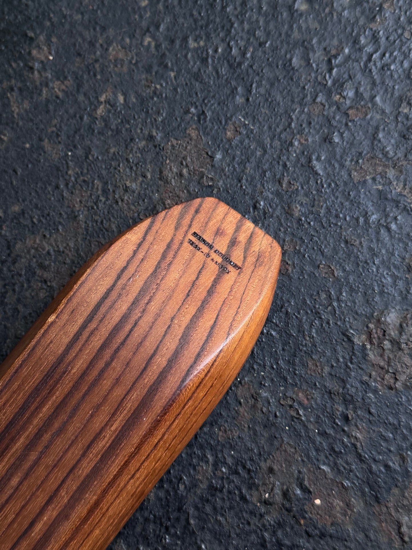 Danish Teak Butter Dish & Knife