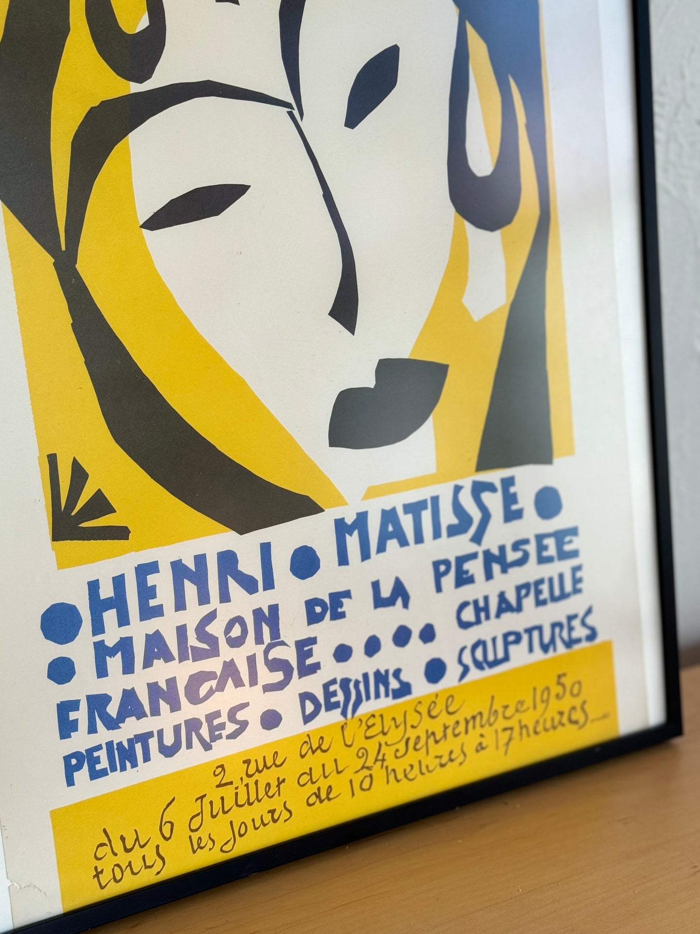 Henri Matisse 1950 exhibition print