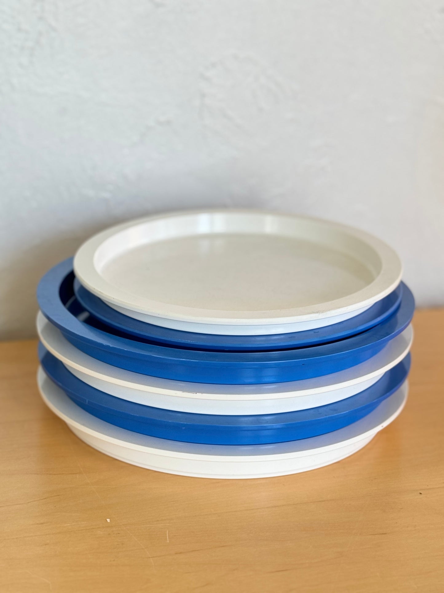 Dansk vintage melamine plate set