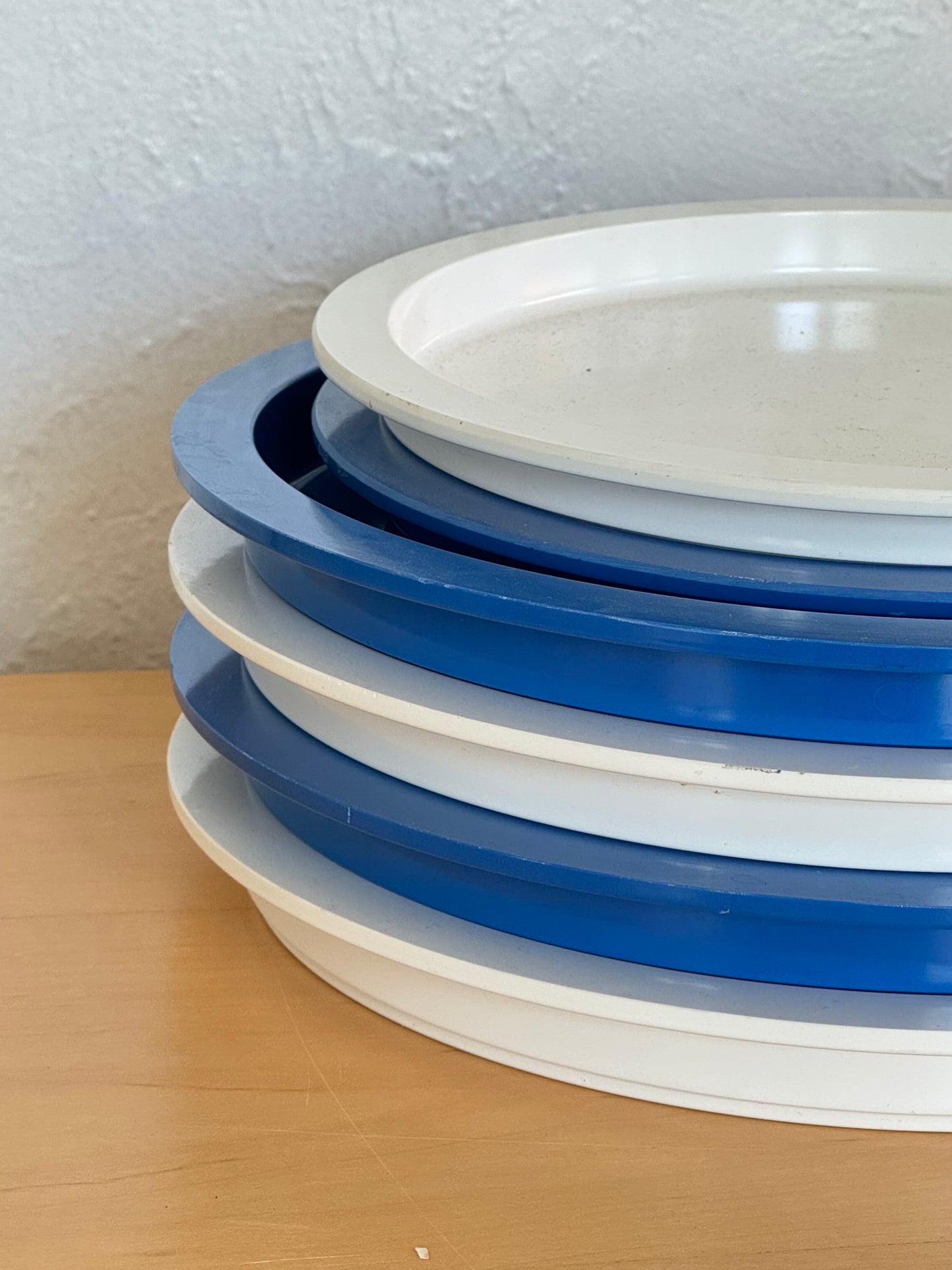 Dansk vintage melamine plate set