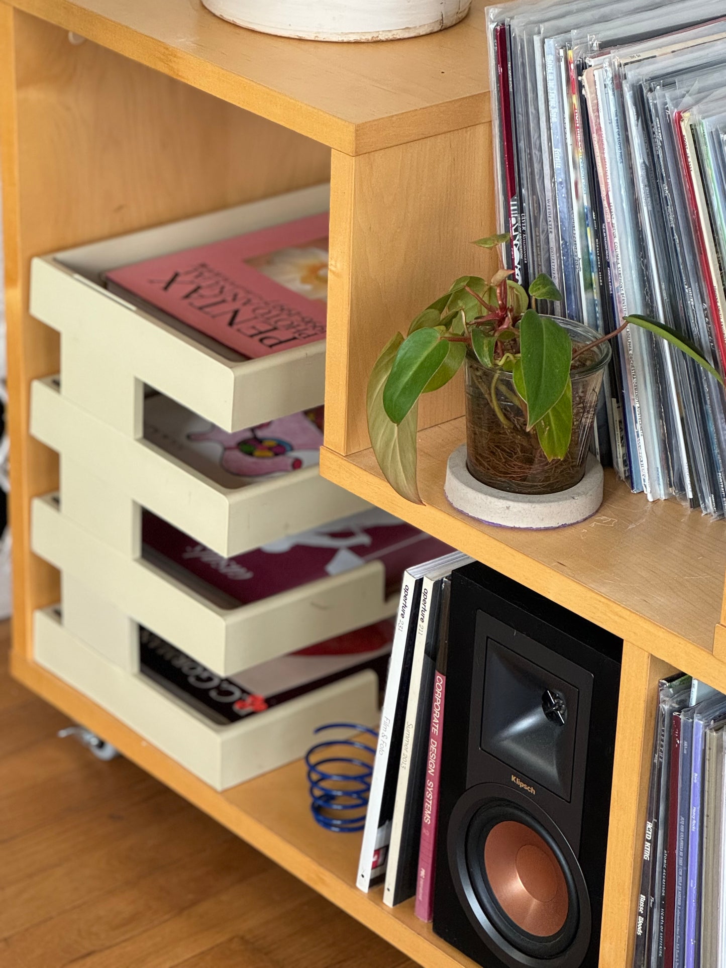 Vintage '80s melamine desk organizer