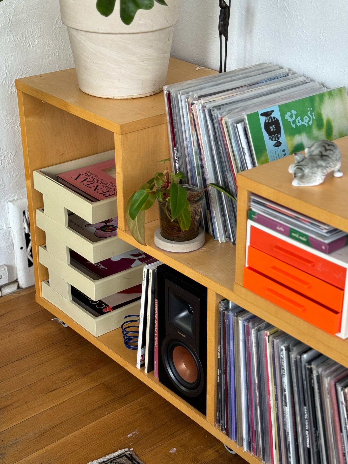 Vintage '80s melamine desk organizer