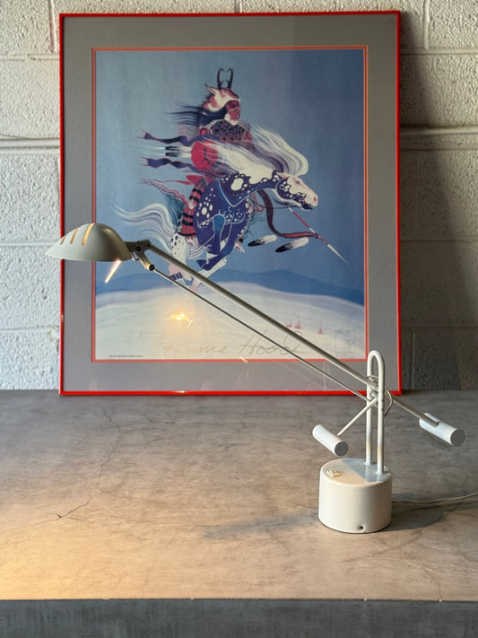 Postmodern Ledu counter-balanced halogen desk lamp