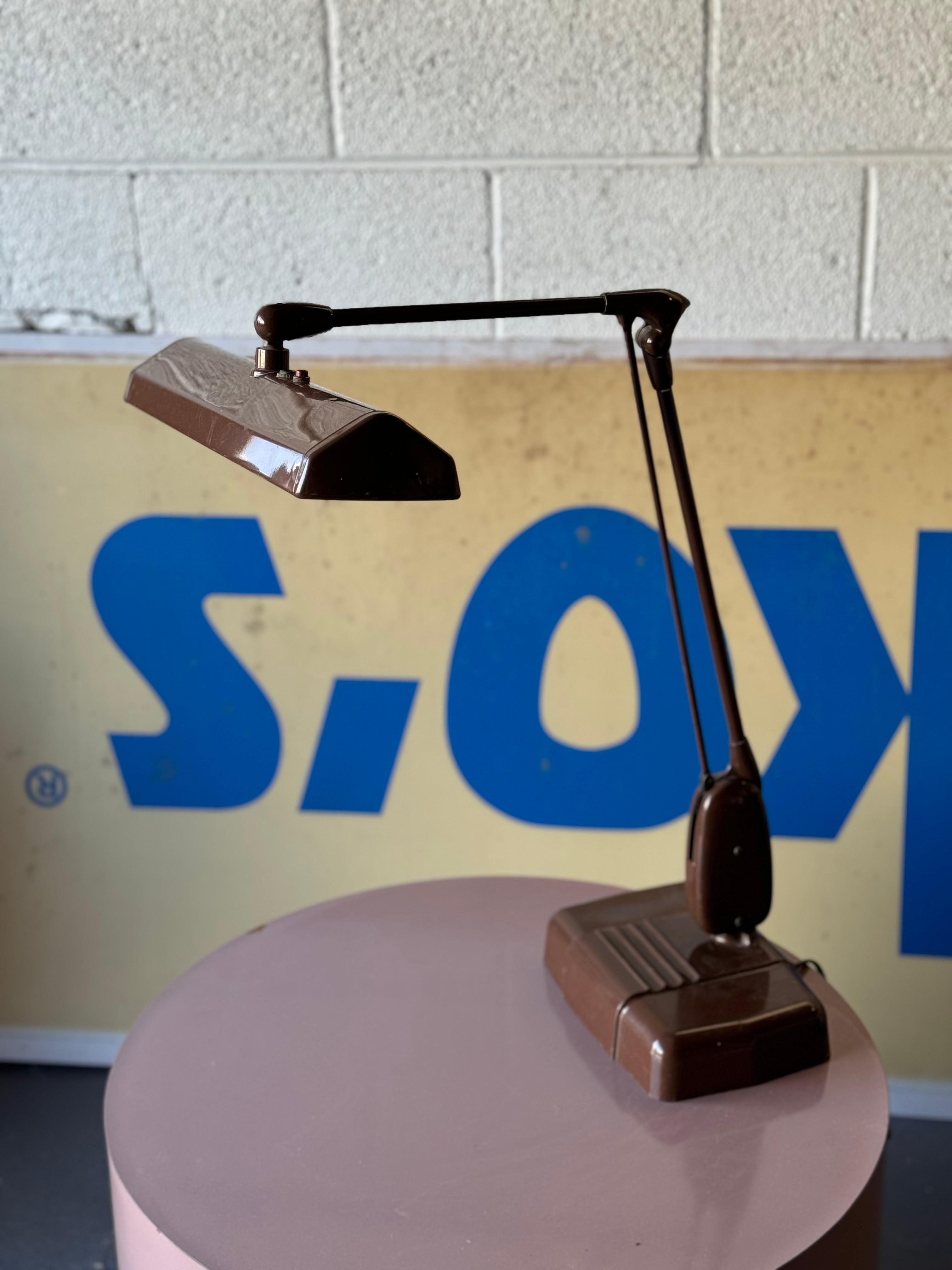 Dazor floating fixture industrial drafting lamp – Denver Items
