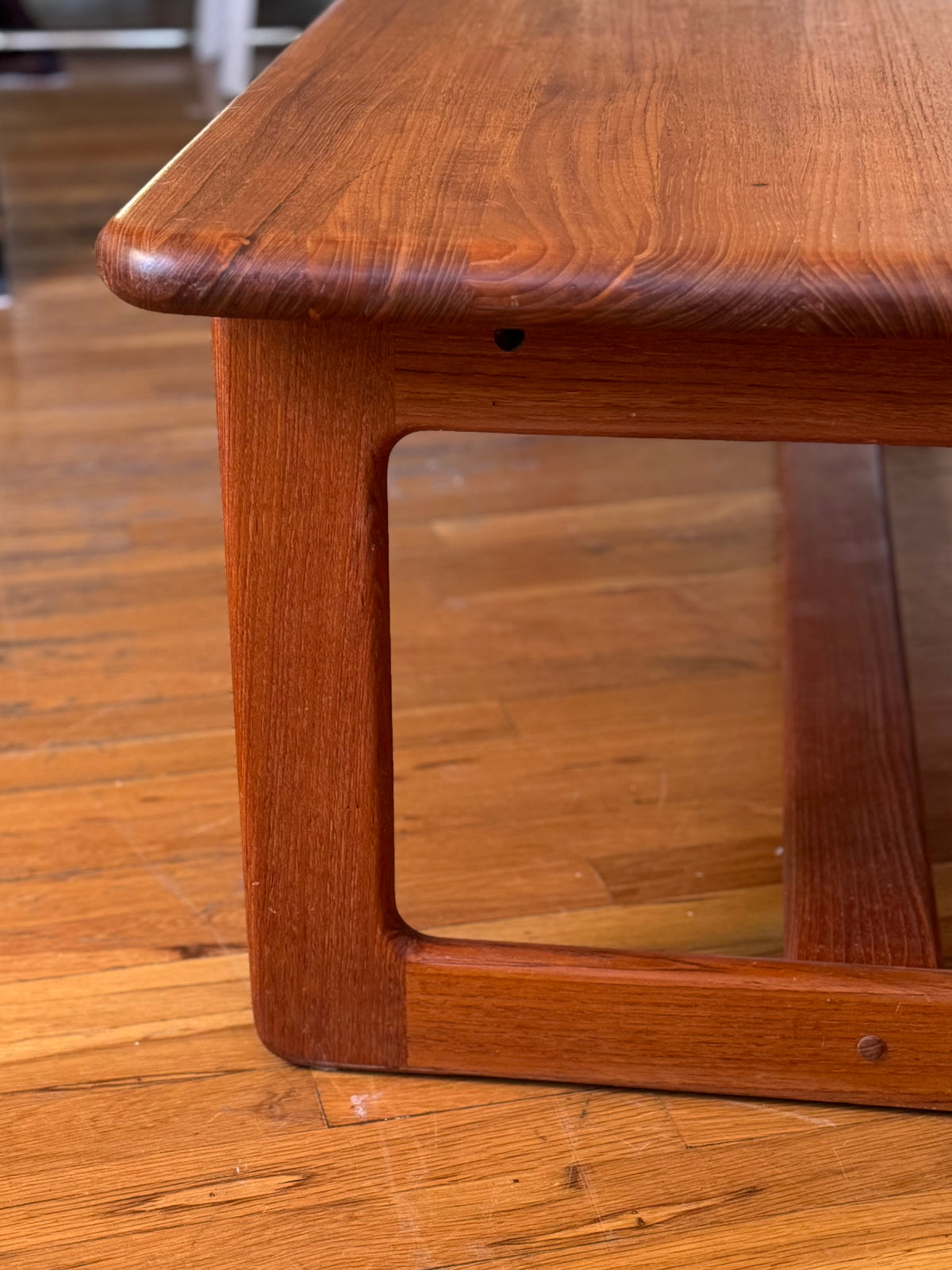 Solid teak Coffee Table Designed by Burchardt Nielsen for Dyrlund Denmark