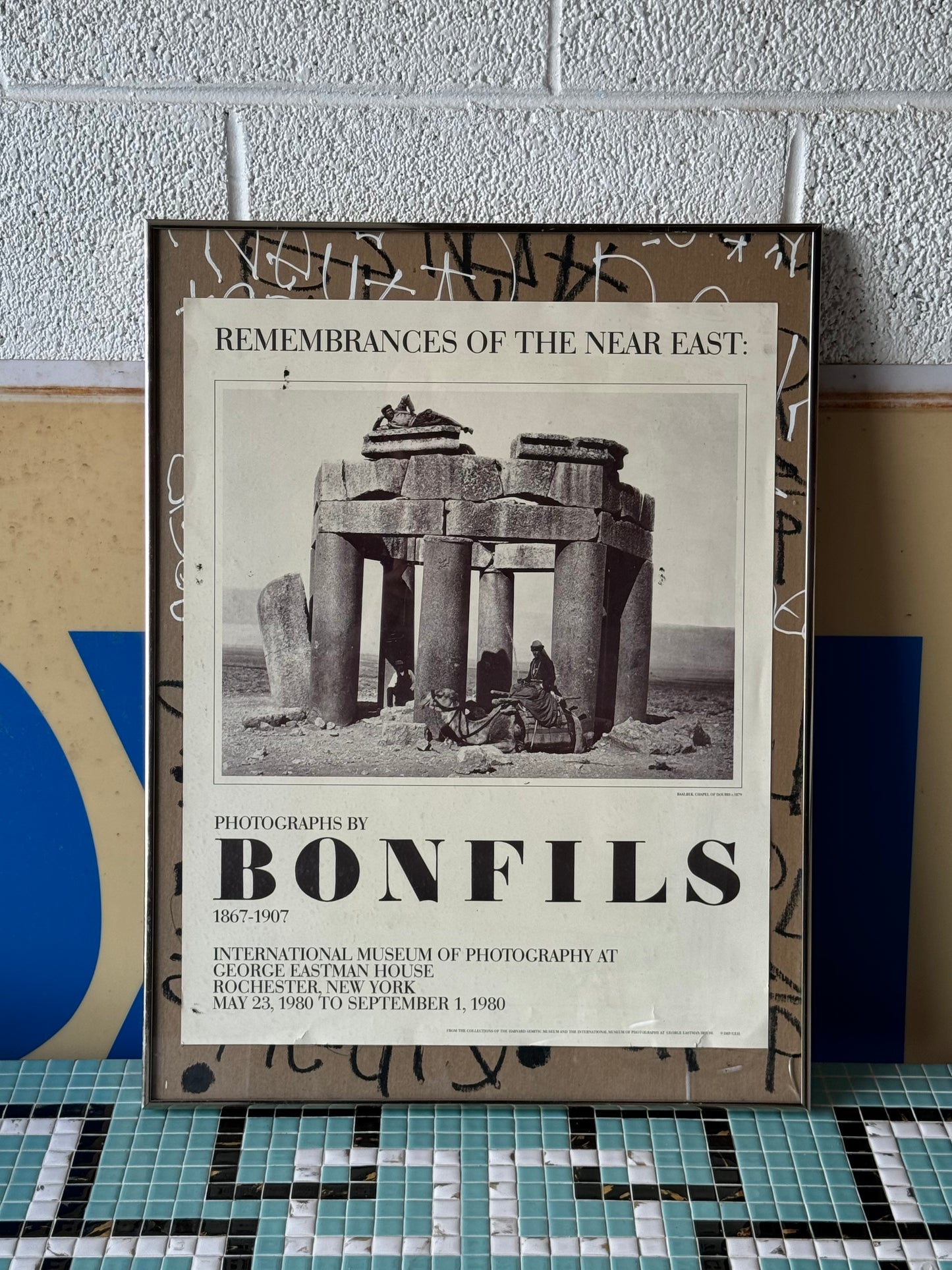 1980 Bonfils photography exhibition print