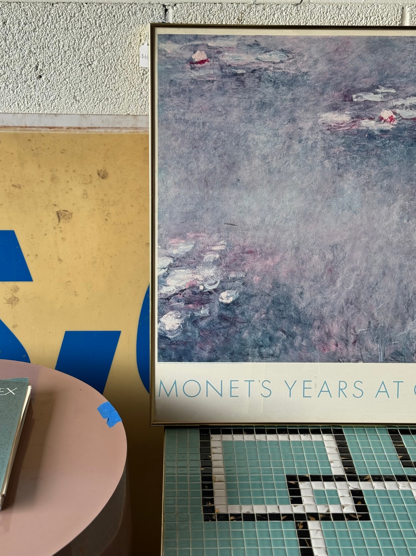 1978 Monet's Years at Giverny Met exhibition print